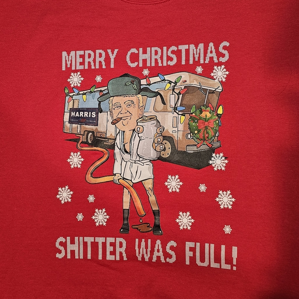 National Lampoon Red Christmas Sweater Size XXL - Picture 2 of 7